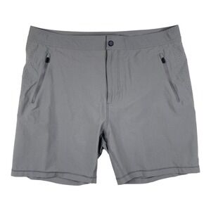 Mack Weldon Gray Regular Fit Daily Wear Performance Athletic Shorts Size XXL